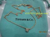 香港专柜代购 Tiffany 蒂芙尼 Elsa Peretti 18K金钻石项链 大S款