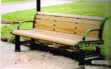 PVC公园椅子  室外长椅 铸铁椅 塑木椅休息椅 木塑椅休闲椅