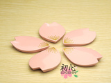 日本京都漆器 樱花瓣筷架箸置 5枚装 2色可选