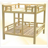 幼儿园专用床儿童上下铺床木制床双层儿童四人床小学生初中生床