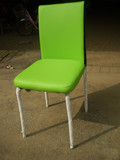 软包休闲椅简约餐桌椅宜家餐椅时尚餐台椅酒店靠背椅绿色椅子现代