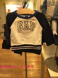 baby gap 专柜正品代购 男童装 婴儿 Gap徽标拼色套头卫衣123307