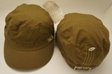 Timberland添柏岚C758H褐色格纹棉质平顶帽