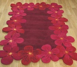 简约时尚宜家地毯客厅茶几卧室地毯手工腈纶地毯地垫包邮