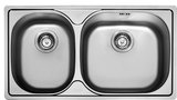 弗兰卡正品Franke 日内瓦GET620D 精密细压纹表面厨房双槽水槽