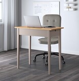 【IKEA/宜家专业代购】  诺拉森  书桌  笔记本电脑桌, 灰色