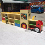 幼儿园儿童现货火车造型组合柜 收纳柜储藏柜 防火板烤漆玩具柜