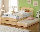 儿童床/高低床/双人床/双层床/子母床儿童上下床 实木拖床 特价