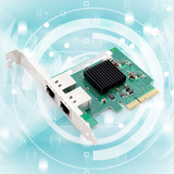 英特尔PCIE双口82575 E1G42ET服务器网卡PCI-E千兆网卡软路由Esxi