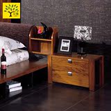 艾禧北欧板木 欧式床头柜子 小户型床头柜 床边柜卧室组合家具