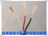 日本坂东3芯1平方超软优质进口电线/电缆 日本进口电线电缆电源线