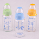婵之语晶钻高硼宽口径玻璃奶瓶标准口120ML母乳保鲜瓶储奶瓶3个装