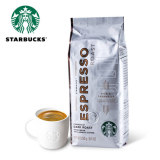 英国进口 Starbucks 星巴克咖啡豆 浓缩烘焙 纯黑咖啡 250g