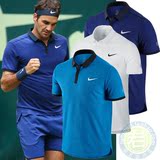 正品耐克网球服男子2016年夏季新款费德勒法网温网RF运动短袖T恤