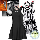 阿迪达斯网球服女2016年夏季伊万诺维奇法网网球裙连衣裙Y3限量版