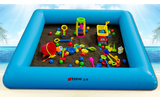 沙滩玩具沙滩池套装大号充气沙池加厚儿童玩具池批发决明子玩具沙