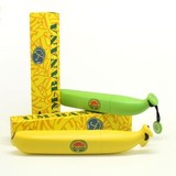 时尚创意雨伞 香蕉伞 水果香蕉雨伞晴雨伞铅笔三折叠太阳伞