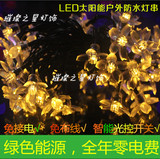 LED小彩灯太阳能灯闪灯电池灯串 庭院装饰灯户外景观防水插花串灯