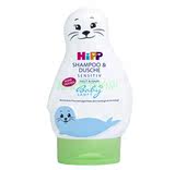 德国HIPP喜宝小海狮婴幼儿沐浴露乳液洗发水宝宝洗护二合一200ml