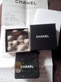 香港专柜代购 Chanel香奈儿 A37272 水晶水钻银色大CC 耳钉/耳环