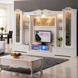 影视柜简约欧式大理石电视柜小型简易组装多功能客厅电视柜组合墙