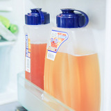 日本进口 冷水壶 酵素分装瓶 塑料果汁杯 大容量冷冻饮料凉茶壶