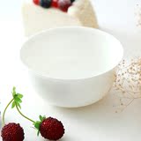 唐山纯白骨瓷餐具4.5-9英寸米饭碗面碗瓷碗汤碗陶瓷碗泡面碗