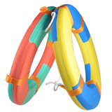 加厚加大船用专业成人儿童实心泡沫游泳救生圈高浮力免充气送绳子
