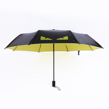 韩版创意小恶魔晴雨伞两用折叠女成人黑胶防晒防紫外线学生小黑伞