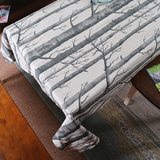 北欧时尚空间桌布 餐桌盖布厚实棉麻 艺术人生系列 可定制