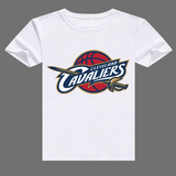 夏季NBA球队标志短袖T恤 库里 詹姆斯 科比 林书豪动漫休闲萌萌哒