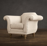 欧美式宜家创意小沙发个性时尚单人沙发咖啡厅会所沙发椅直销订做