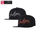 韩国代购正品hatson专柜2016新款字母刺绣图案男女情侣款帽子