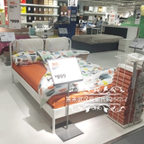 宜家代购IKEA 奈斯顿 床架铁艺床简易床欧式风格单人床架铁质床架