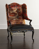 现代欧美式乡村实木雕刻布艺单人沙发 休闲扶手单人椅沙发椅特价