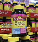 美国直邮代购Nature Made孕妇多种综合维生素专用叶酸DHA 150粒