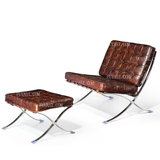 巴塞罗那椅意大利经典设计沙发 休闲 真皮 客厅沙发 办公沙发