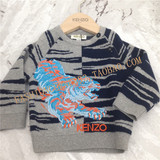 法国正品代购KENZO2016年秋冬新款高级童装 男宝宝针织毛衣