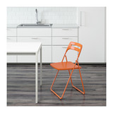 IKEA北京宜家家居正品代购尼斯折叠椅橙色餐椅座椅椅子电脑椅多色