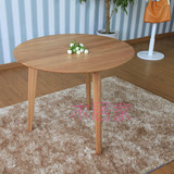 木居家日式白橡木小户型餐桌北欧纯实木圆餐桌一桌四椅饭桌餐厅