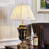 YOYO 全纯铜奢华 法式城堡美人台灯 欧美新古典客厅卧室书房别墅