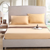 纯色纯棉床笠单件1.8m床罩 全棉防滑 单双人席梦思保护套床垫套