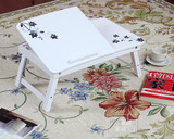笔记本电脑桌简约现代床上用可折叠旋转可移动升降简易桌子床边桌