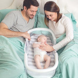 新生儿婴儿床可折叠便携式宝宝床尿布台床中床bb床护理台睡床旅行
