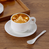 欧式咖啡杯陶瓷酒店餐具水杯茶杯简约日韩美式咖啡拉花杯茶杯碟子