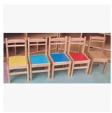 幼儿园防火板木制儿童椅 早教中心小朋友课桌椅厂家直销