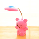 家居日用创意可爱小动物LED充电台灯 学生护眼卧室学习工作小夜灯