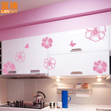 厨房冰箱贴纸瓷砖贴 可移除橱柜贴玻璃门防撞柜子墙贴纸 百花盛开