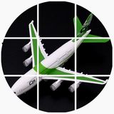 合金属飞机模型仿真A380客机波音大客机声光回力儿童男孩玩具耐摔