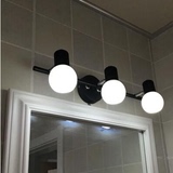 美式镜前灯LED卫生间浴室梳妆台镜灯 镜柜灯复古卧室镜子灯具铁艺